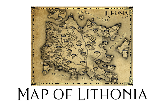 Map of Lithonia with text that says the same.