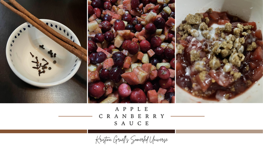 Apple Cranberry Sauce from Kristina's Kitchen